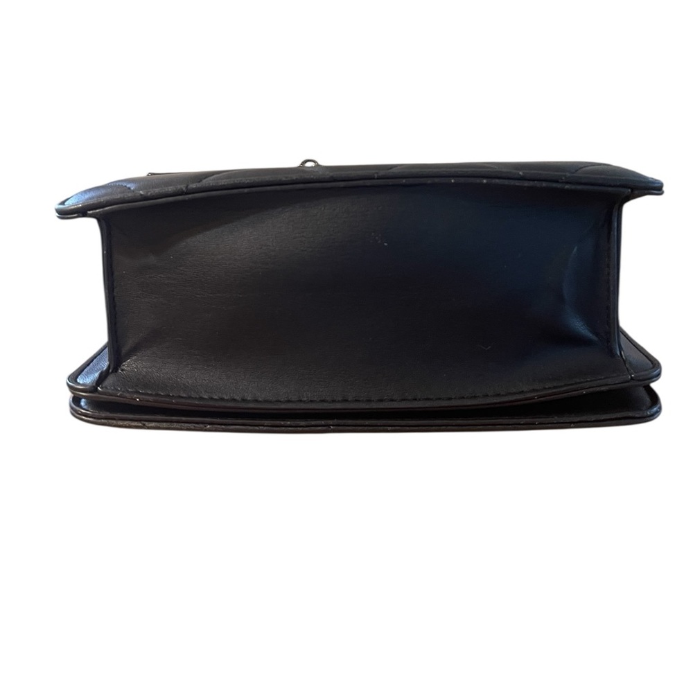 NWT-Valentino Orlandi quilted crossbody black vegan leather bag. - Picture 6 of 14